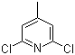 2,6-二氯-4-甲基吡啶分子结构 (CAS 39621-00-6)