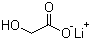 Lithium glycolate molecular structure (CAS 39663-84-8)