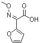 (Z)-2-(2-呋喃基)-2-甲氧基亚胺乙酸分子结构 (CAS 39684-61-2)
