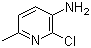 2-氯-3-氨基-6-甲基吡啶分子结构 (CAS 39745-40-9)