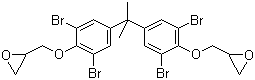 Polymer of tetrabromobisphenol A and epichlorohydrin molecular structure (CAS 40039-93-8)