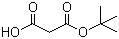 丙二酸单叔丁酯分子结构 (CAS 40052-13-9)