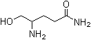 4-氨基-5-羟基戊酰胺分子结构 (CAS 40217-15-0)