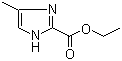 4-甲基-1H-咪唑-2-甲酸乙酯分子结构 (CAS 40253-44-9)