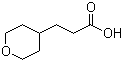 Tetrahydro-2H-pyran-4-propanoic acid molecular structure (CAS 40500-10-5)