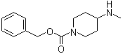 4-(甲基氨基)-1-哌啶羧酸苄酯分子结构 (CAS 405057-75-2)