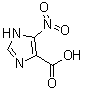 5-硝基-4-咪唑羧酸分子结构 (CAS 40507-59-3)