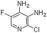 2-氯-5-氟-3,4-吡啶二胺分子结构 (CAS 405230-93-5)