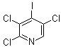 2,3,5-三氯-4-碘吡啶分子结构 (CAS 406676-23-1)
