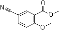 5-Cyano-2-methoxybenzoic acid methyl ester molecular structure (CAS 40757-12-8)