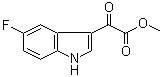 5-Fluoro-alpha-oxo-1H-indole-3-acetic acid methyl ester molecular structure (CAS 408356-39-8)