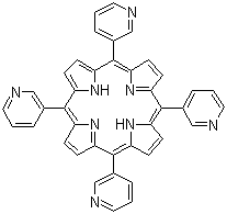 5,10,15,20-Tetra(3-pyridinyl)-21H,23H-porphine molecular structure (CAS 40882-83-5)