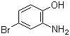 2-氨基-4-溴苯酚分子结构 (CAS 40925-68-6)