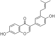 新补骨脂异黄酮分子结构 (CAS 41060-15-5)