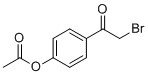 4-(2-溴乙酰基)苯基乙酸酯分子结构 (CAS 41104-10-3)