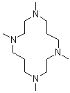 N,N',N'',N'''-四甲基-1,4,8,11-四氮杂环十四烷分子结构 (CAS 41203-22-9)