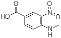 4-甲氨基-3-硝基苯甲酸分子结构 (CAS 41263-74-5)