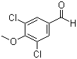 3,5-二氯-4-甲氧基苯甲醛分子结构 (CAS 41727-58-6)