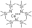 三[双(三甲基硅)氨基]铈分子结构 (CAS 41836-21-9)