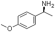 (S)-(-)-1-(4-甲氧基苯)乙胺分子结构 (CAS 41851-59-6)