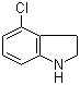 4-氯吲哚啉分子结构 (CAS 41910-64-9)