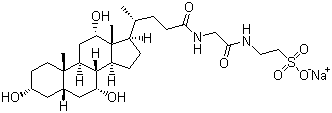 胆酸钠分子结构 (CAS 41945-48-6)
