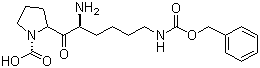 N-Benzyloxycarbonyl-L-lysinyl-L-proline molecular structure (CAS 42001-60-5)