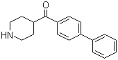 联苯-4-基哌啶-4-基甲酮分子结构 (CAS 42060-83-3)