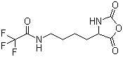 N-(4-(2,5-Dioxo-4-oxazolidinyl)butyl)-2,2,2-trifluoroacetamide molecular structure (CAS 42267-27-6)