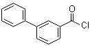 联苯-3-甲酰氯分子结构 (CAS 42498-44-2)