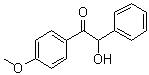 2-羟基-1-(4-甲氧基苯基)-2-苯乙酮分子结构 (CAS 4254-17-5)