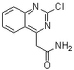 2-氯-4-喹唑啉乙酰胺分子结构 (CAS 425638-74-0)
