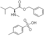 N-Methyl-L-leucine phenylmethyl ester 4-methylbenzenesulfonate molecular structure (CAS 42807-66-9)