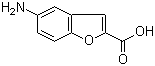 5-Amino-1-benzofuran-2-carboxylic acid molecular structure (CAS 42933-44-8)