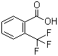 2-三氟甲基苯甲酸分子结构 (CAS 433-97-6)