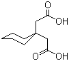 1,1-Cyclohexanediacetic acid molecular structure (CAS 4355-11-7)