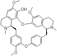 防己诺林碱分子结构 (CAS 436-77-1)