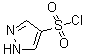 1H-吡唑-4-磺酰氯分子结构 (CAS 438630-64-9)