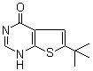 6-(叔丁基)噻吩并[2,3-d]嘧啶-4(3H)-酮分子结构 (CAS 439692-54-3)