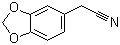 3,4-(Methylenedioxy)phenylacetonitrile molecular structure (CAS 4439-02-5)