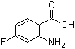 2-Amino-4-fluorobenzoic acid molecular structure (CAS 446-32-2)