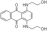 1,4-双[(2-羟乙基)氨基]蒽醌分子结构 (CAS 4471-41-4)