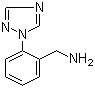 2-(1H-1,2,4-三氮唑-1-基)苄胺分子结构 (CAS 449756-97-2)