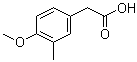 4-甲氧基-3-甲基苯乙酸分子结构 (CAS 4513-73-9)