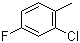 2-氯-4-氟甲苯分子结构 (CAS 452-73-3)