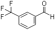 3-三氟甲基苯甲醛分子结构 (CAS 454-89-7)