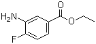 3-氨基-4-氟苯甲酸乙酯分子结构 (CAS 455-75-4)