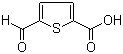 5-醛基-2-噻吩甲酸分子结构 (CAS 4565-31-5)