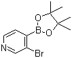 3-Bromopyridine-4-boronic acid pinacol ester molecular structure (CAS 458532-92-8)