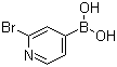 2-Bromopyridine-4-boronic acid molecular structure (CAS 458532-94-0)